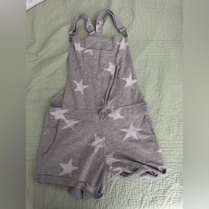 Ocean Drive Gray Overalls with white stars